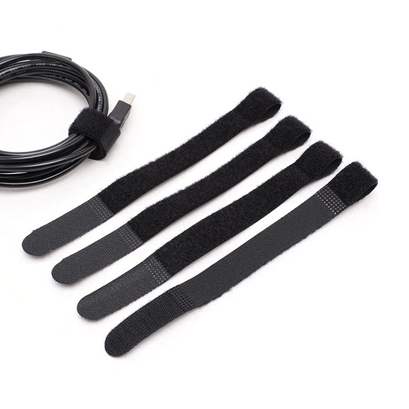 P Shape Hook And Loop Cable Ties